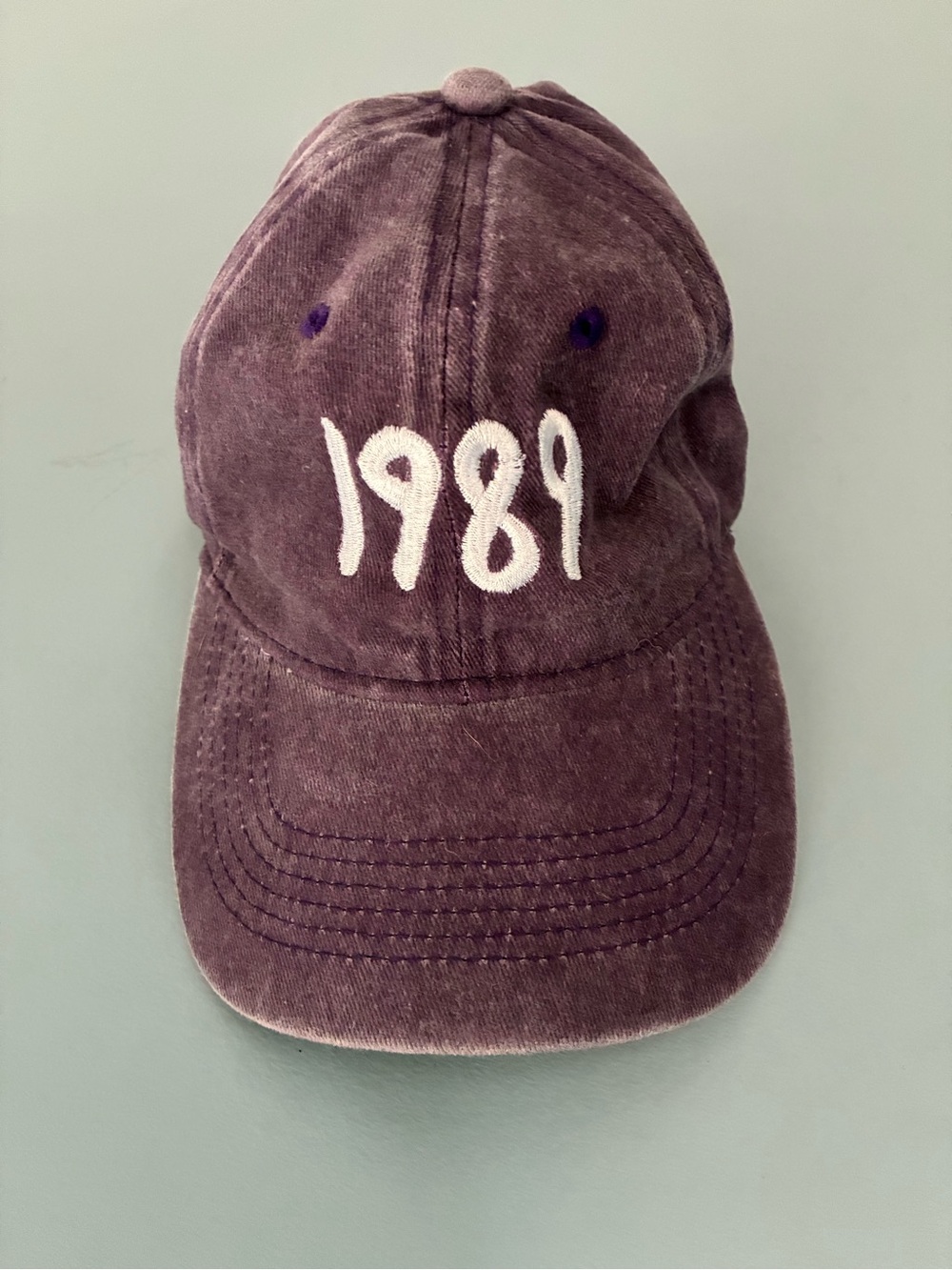 Purple Washed '1989' Baseball Cap